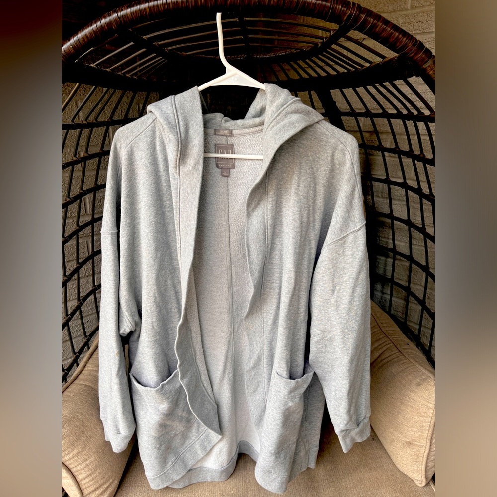 Gap hooded cardigan sweatshirt